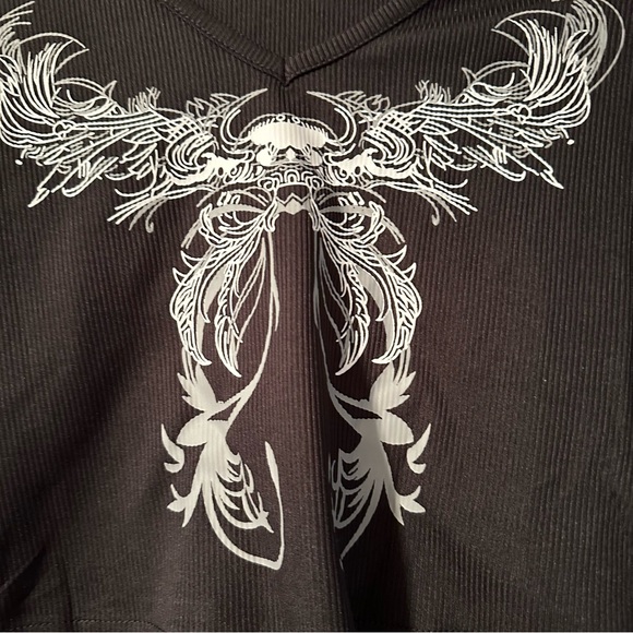 BOGO FREE ROMWE CROPPED ANGEL SLEEVED TOP - Picture 2 of 8